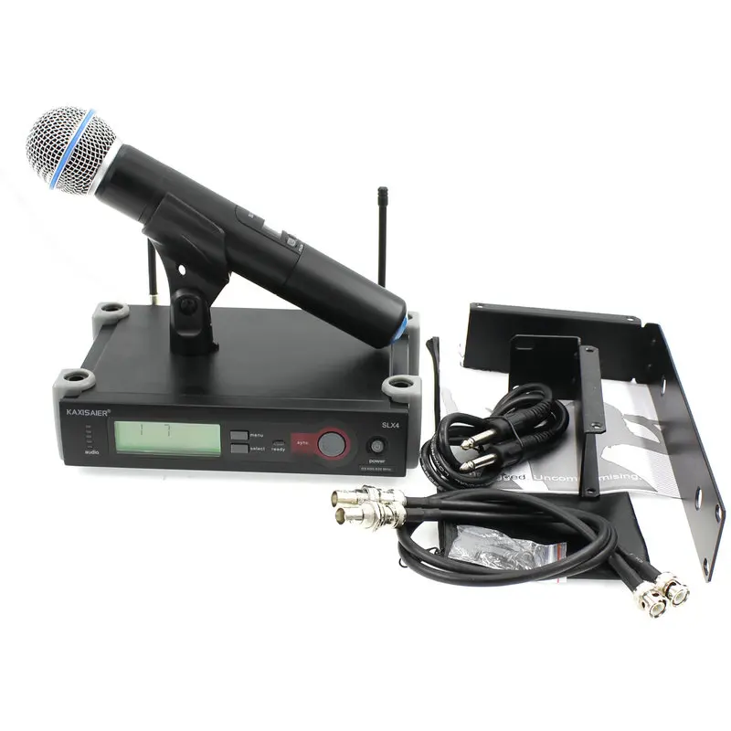 SLX24 UHF Karaoke Wireless Microphone System with Transmitter Mic Rack Mounting Bracket Rack Kits
SLX24 UHF Karaoke Wireless Microphone System with Transmitter Mic Rack Mounting Bracket Rack Kits