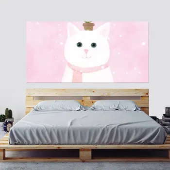 Creative Bed Head Decoration Wall Stickers Cartoon Big Eyes Cat Pattern for Bed Room Decor Large Size DIY Mural Art Pictures
Creative Bed Head Decoration Wall Stickers Cartoon Big Eyes Cat Pattern for Bed Room Decor Large Size DIY Mural Art Pictures