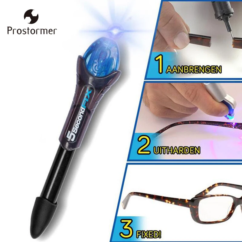 Prostormer 5second fix laser quick-drying liquid Plastic Repair Tool Super Powered repair pen glue Hand Tools set | Инструменты