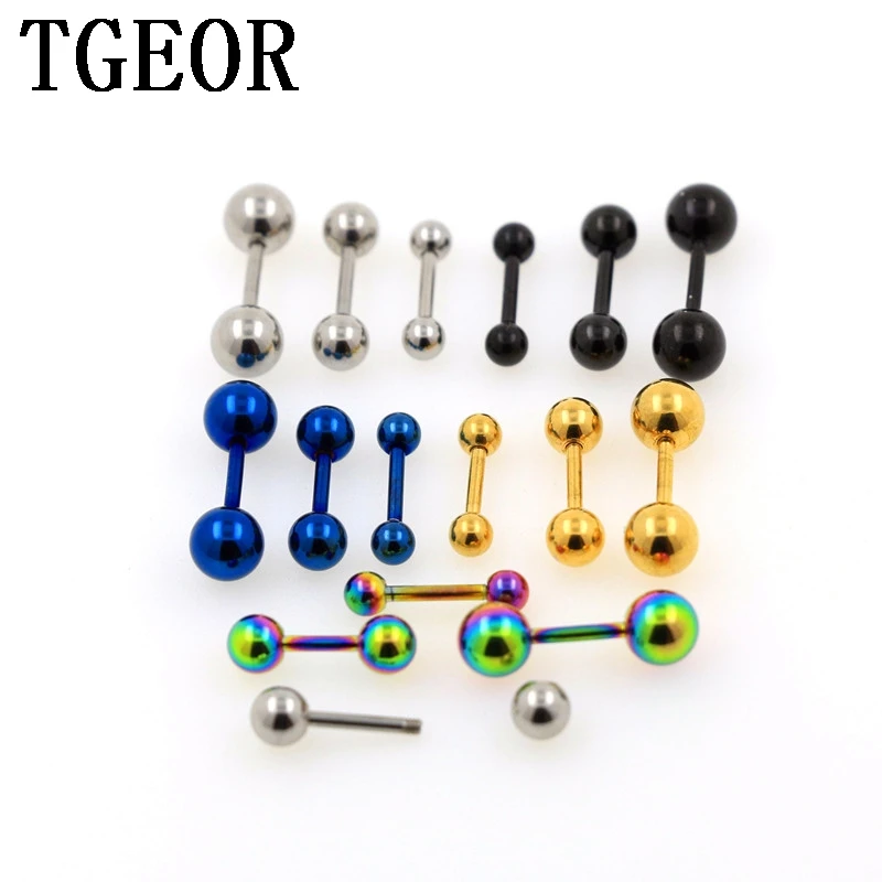 Free Shipping BRAND wholesale 100pcs 16G MIXED COLORS surgical Stainless Steel STRAIGHT barbell tragus piercing EARRING
Free Shipping BRAND wholesale 100pcs 16G MIXED COLORS surgical Stainless Steel STRAIGHT barbell tragus piercing EARRING