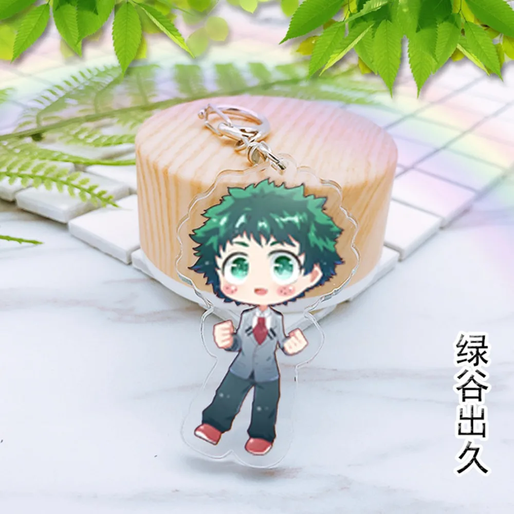 My Hero Academia Midoriya Izuku PVC keychain bakugo katsuki Todoroki Shoto fun cartoon pendant Keyring Jewelry Chaveiro Llaveros
My Hero Academia Midoriya Izuku PVC keychain bakugo katsuki Todoroki Shoto fun cartoon pendant Keyring Jewelry Chaveiro Llaveros