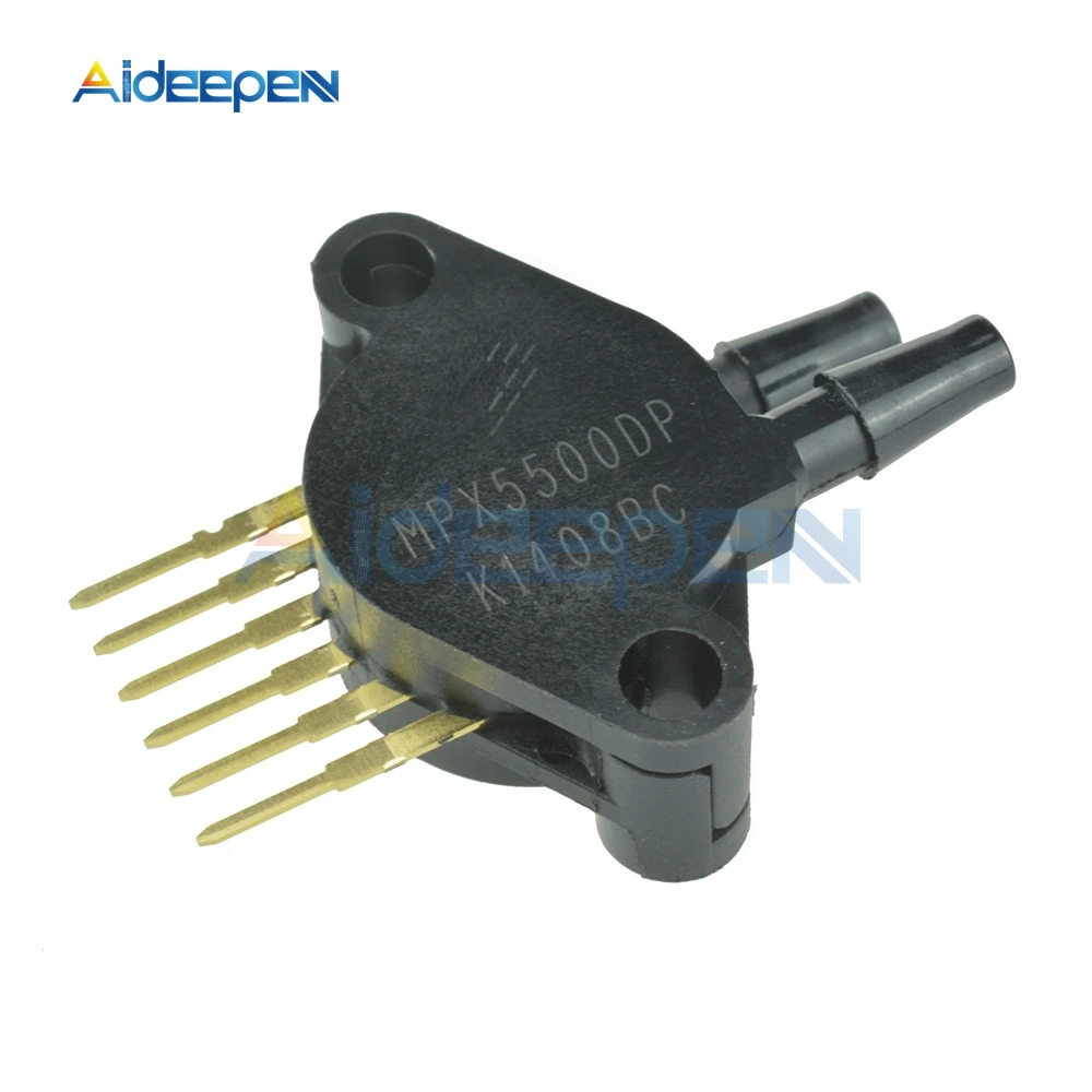 MPX5500DP IC Pressure Sensor ABS Breakout 0 to 500 kPa Integrated Silicon SIP-6 5V for Arduino Nano RCmall FZ0923C
MPX5500DP IC Pressure Sensor ABS Breakout 0 to 500 kPa Integrated Silicon SIP-6 5V for Arduino Nano RCmall FZ0923C
