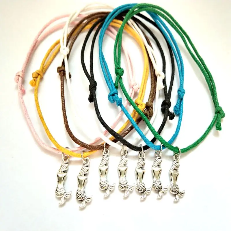little Mermaid Bracelet Bangle For Women Children Red String Adjustable Movement Handmade Friendship Bracelet DIY Jewelry Gift
little Mermaid Bracelet Bangle For Women Children Red String Adjustable Movement Handmade Friendship Bracelet DIY Jewelry Gift