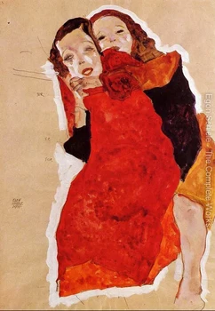 Nude Art Painting Two Girls Egon Schiele oil painting Canvas Portrait High quality hand painted Home Decor
Nude Art Painting Two Girls Egon Schiele oil painting Canvas Portrait High quality hand painted Home Decor