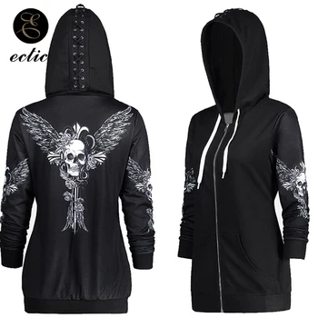 Skull Theme Pullover Hoodies Poleron Mujer 2019 Harajuku Goth Women Sweatshirt Punk Rock Hoodies Lace Up Zip Up Hoodie 5xl Wings
Skull Theme Pullover Hoodies Poleron Mujer 2019 Harajuku Goth Women Sweatshirt Punk Rock Hoodies Lace Up Zip Up Hoodie 5xl Wings