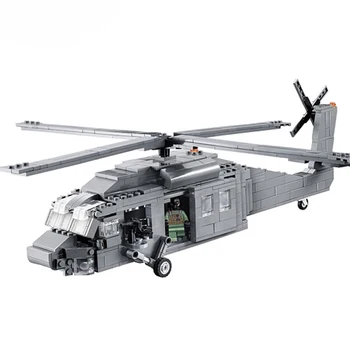 2114 562pcs Aircraft model Police Warfare Black Hawk helicopter Assembly Building blocks bricks Army military Boy Birthday Toys 
2114 562pcs Aircraft model Police Warfare Black Hawk helicopter Assembly Building blocks bricks Army military Boy Birthday Toys
