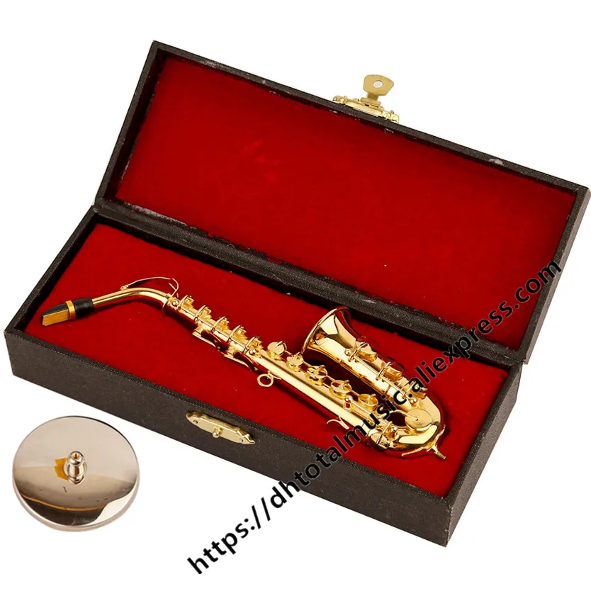 Dh Alto Saxophone Tenor Saxophone Miniature Display Sax Model Realistic Music Lover Birthday Gift with Box Musical Instrument
Dh Alto Saxophone Tenor Saxophone Miniature Display Sax Model Realistic Music Lover Birthday Gift with Box Musical Instrument