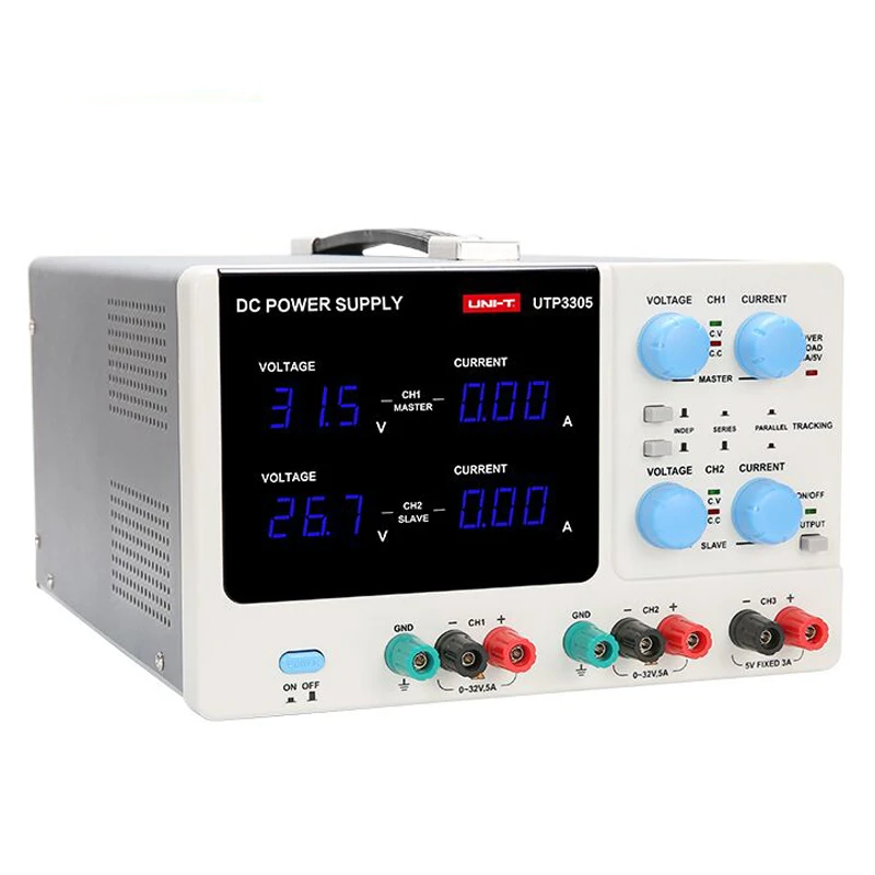 UNI-T UTP3305 Multi-Channel Linear DC Power Supply 32V 5A Precision Variable Adjustable Digital For Phone Computer Repair Shop
UNI-T UTP3305 Multi-Channel Linear DC Power Supply 32V 5A Precision Variable Adjustable Digital For Phone Computer Repair Shop