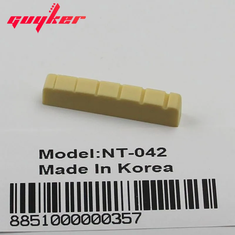 Slotted Guitar Nut ABS 43mm Nut For LP Guitars
Slotted Guitar Nut ABS 43mm Nut For LP Guitars