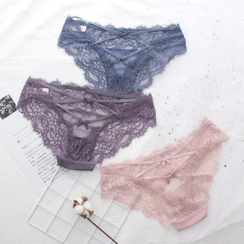 HUI GUAN Seductive Net Bandage Women Panties Underwear Hollow Ladies Panties Breathable Cute Bow Sexy Transparent Lace Briefs
HUI GUAN Seductive Net Bandage Women Panties Underwear Hollow Ladies Panties Breathable Cute Bow Sexy Transparent Lace Briefs