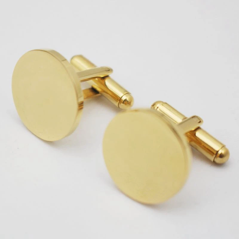 Мужские запонки из нержавеющей стали 316L простые для рубашки свадьбы вечеринки |