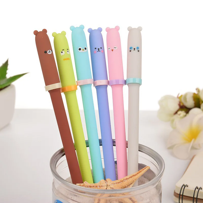 6PCS creative cute animal expression gel pen 0.38mm signature pen gift school office supplies writing supplies
6PCS creative cute animal expression gel pen 0.38mm signature pen gift school office supplies writing supplies