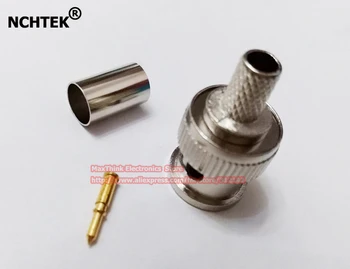 NCHTEK BNC Male RG 59 COAXIAL Crimp Cable ,CCTV BNC male 3-piece Crimp Connector Plugs RG59, 100Sets , Free shipping
NCHTEK BNC Male RG 59 COAXIAL Crimp Cable ,CCTV BNC male 3-piece Crimp Connector Plugs RG59, 100Sets , Free shipping