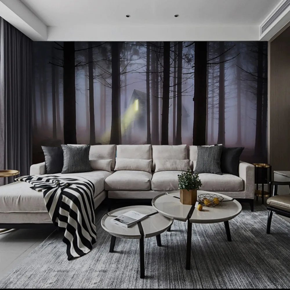 Free Shipping Custom 3d Retro Night Jungle Hut Living Room Sofa Background Wallpaper Custom Wall Mural Forest Wallpaper Mural
Free Shipping Custom 3d Retro Night Jungle Hut Living Room Sofa Background Wallpaper Custom Wall Mural Forest Wallpaper Mural