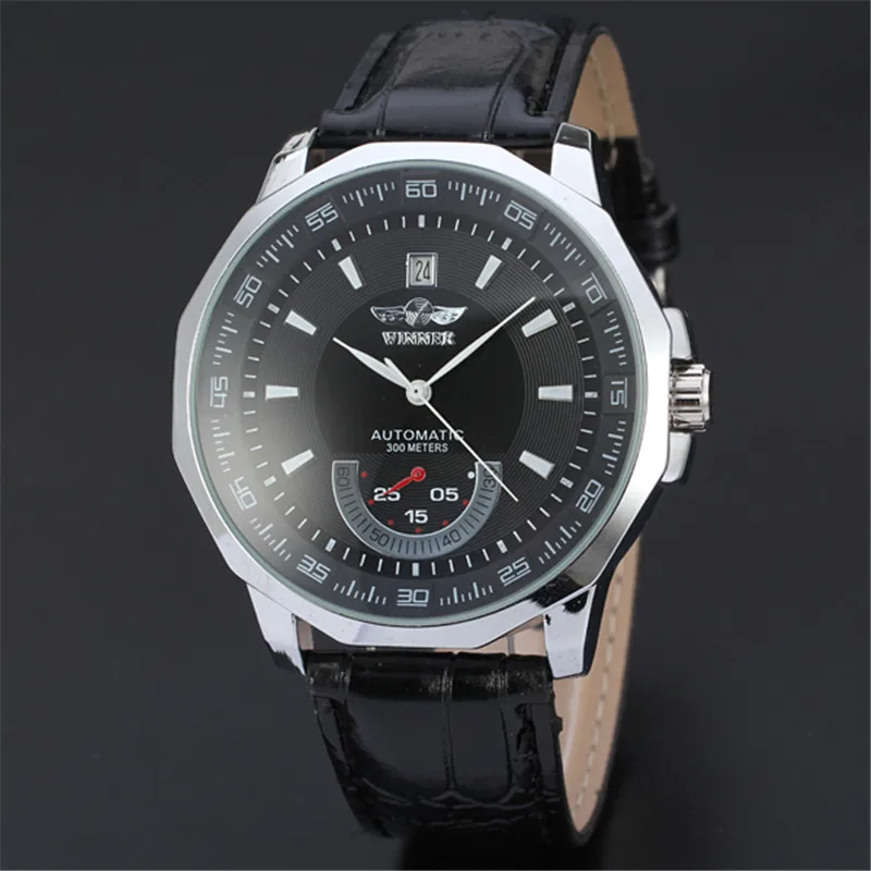Fashion Men Watches Men Automatic Watches Auto Date Mechanical Watches Leather Wristwatch reloj hombre relogio masculino
Fashion Men Watches Men Automatic Watches Auto Date Mechanical Watches Leather Wristwatch reloj hombre relogio masculino