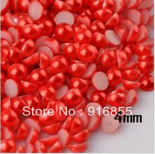 Promotion 10000pcs/lot 4mm red color half round flat back ABS resin imitation pearl beads for DIY jewelry making
Promotion 10000pcs/lot 4mm red color half round flat back ABS resin imitation pearl beads for DIY jewelry making