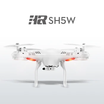 

SH5W RC Drone 2.0MP Camera WiFi FPV 2.4G 4CH 6-Axis Gyro RC Quadcopter RTF Headless Mode 3D Eversion 120 M Distance With Light