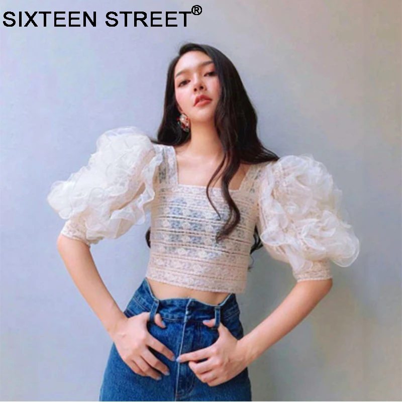 2019 Summer Fashion Sexy Slash Neck Women Top Puff Short Sleeve High Quality Lady ruffle Short New Top
2019 Summer Fashion Sexy Slash Neck Women Top Puff Short Sleeve High Quality Lady ruffle Short New Top