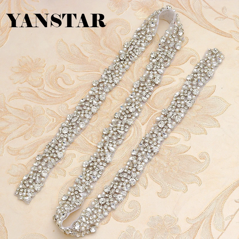 YANSTAR 10 Yards Wholesale Wedding Belt Rhinestones Appliques Rhinestones Trim Hand Sewing On DIY Bride Sashes YS880
YANSTAR 10 Yards Wholesale Wedding Belt Rhinestones Appliques Rhinestones Trim Hand Sewing On DIY Bride Sashes YS880