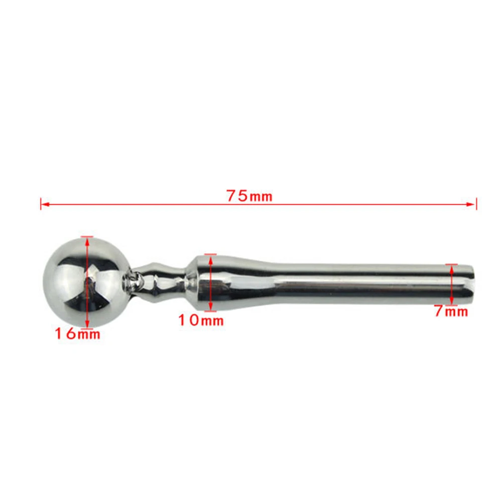 For Kitchen Bathroom Supply 75mm Short Stainless Steel Urethral Dilators Ball Tail Sounding Plug Stretching Sounds Toys for Men
For Kitchen Bathroom Supply 75mm Short Stainless Steel Urethral Dilators Ball Tail Sounding Plug Stretching Sounds Toys for Men