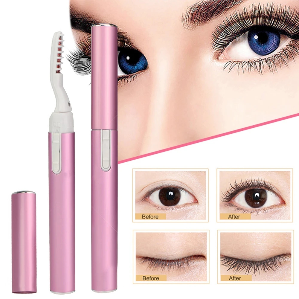 Electric Perm Heated Eyelash Curler Pen Portable LongLasting Eye Lashes Curling Clip False Eyelashes Cosmetic Beauty Makeup Tool
Electric Perm Heated Eyelash Curler Pen Portable LongLasting Eye Lashes Curling Clip False Eyelashes Cosmetic Beauty Makeup Tool