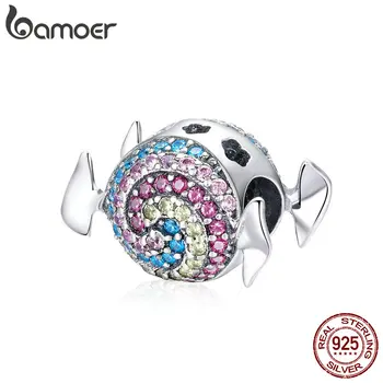 BAMOER Sweet 925 Sterling Silver Rainbow candy Charms Colorful CZ Beads fit Bracelets Necklaces DIY Jewelry Accessories SCC898
BAMOER Sweet 925 Sterling Silver Rainbow candy Charms Colorful CZ Beads fit Bracelets Necklaces DIY Jewelry Accessories SCC898