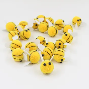 10pcs Plush ball bee Head Fluffy PomPoms Childrens DIY Handmade for Craft Scrapbooking Doll for Craft Supplies
10pcs Plush ball bee Head Fluffy PomPoms Childrens DIY Handmade for Craft Scrapbooking Doll for Craft Supplies
