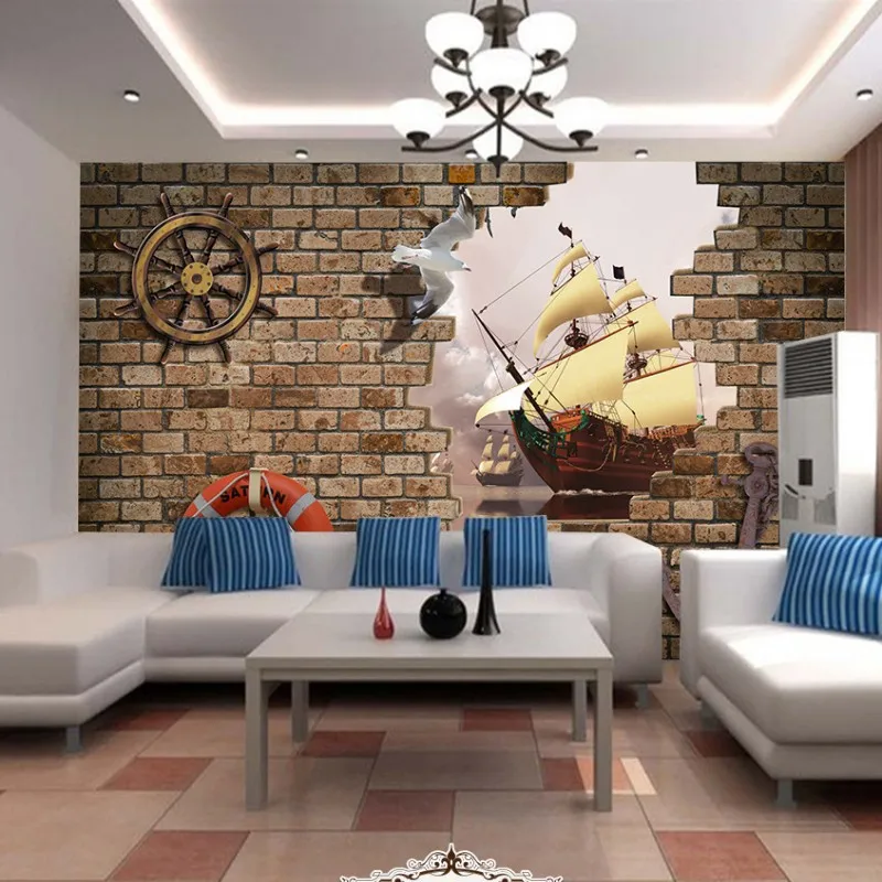 Custom photo wallpaper Sea sailboat 3d stereo custom high quality murals Living room decoration backdrop wallpaper
Custom photo wallpaper Sea sailboat 3d stereo custom high quality murals Living room decoration backdrop wallpaper