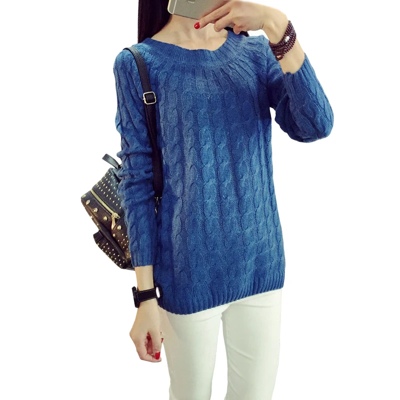Winter Korean Women Sweaters Pullovers Students Bottoming Sweater Hedging Korean Twist Loose Poncho Vestidos LXJ044
Winter Korean Women Sweaters Pullovers Students Bottoming Sweater Hedging Korean Twist Loose Poncho Vestidos LXJ044