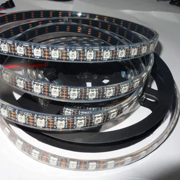 4m DC5V addressable WS2812B led pixel strip,74pcs WS2812B/M with 74pixels;BLACK PCB;IP68;epoxy resin filled in the tube
4m DC5V addressable WS2812B led pixel strip,74pcs WS2812B/M with 74pixels;BLACK PCB;IP68;epoxy resin filled in the tube