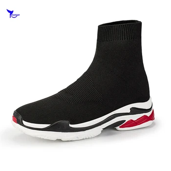 Couples Flying Weave Upper Breathable Sock Boots 2019 Summer Men Women Sport Walking Jogging Shoes High Top Unisex Mesh Sneakers
Couples Flying Weave Upper Breathable Sock Boots 2019 Summer Men Women Sport Walking Jogging Shoes High Top Unisex Mesh Sneakers
