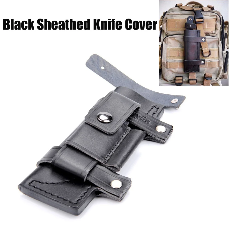 Straight Man-made Survival Leather Belt Sheath Scabbard Black 20 x 6.5 cm ATS-34 Leather Sheath For 7" Fixed Knife Hunting
Straight Man-made Survival Leather Belt Sheath Scabbard Black 20 x 6.5 cm ATS-34 Leather Sheath For 7" Fixed Knife Hunting
