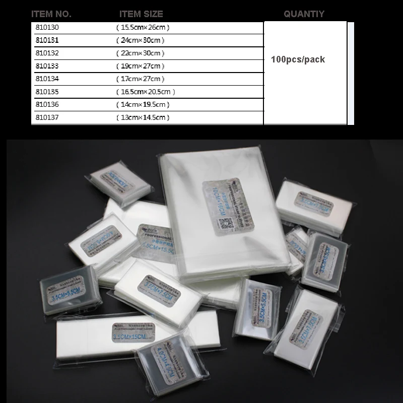Large size stamp sleeves OPP postcard bag 100pcs/pack240x300mm 220x300mm;155x260mm;170x270mm;130x145mm;165x205mm;140x195mm
Large size stamp sleeves OPP postcard bag 100pcs/pack240x300mm 220x300mm;155x260mm;170x270mm;130x145mm;165x205mm;140x195mm
