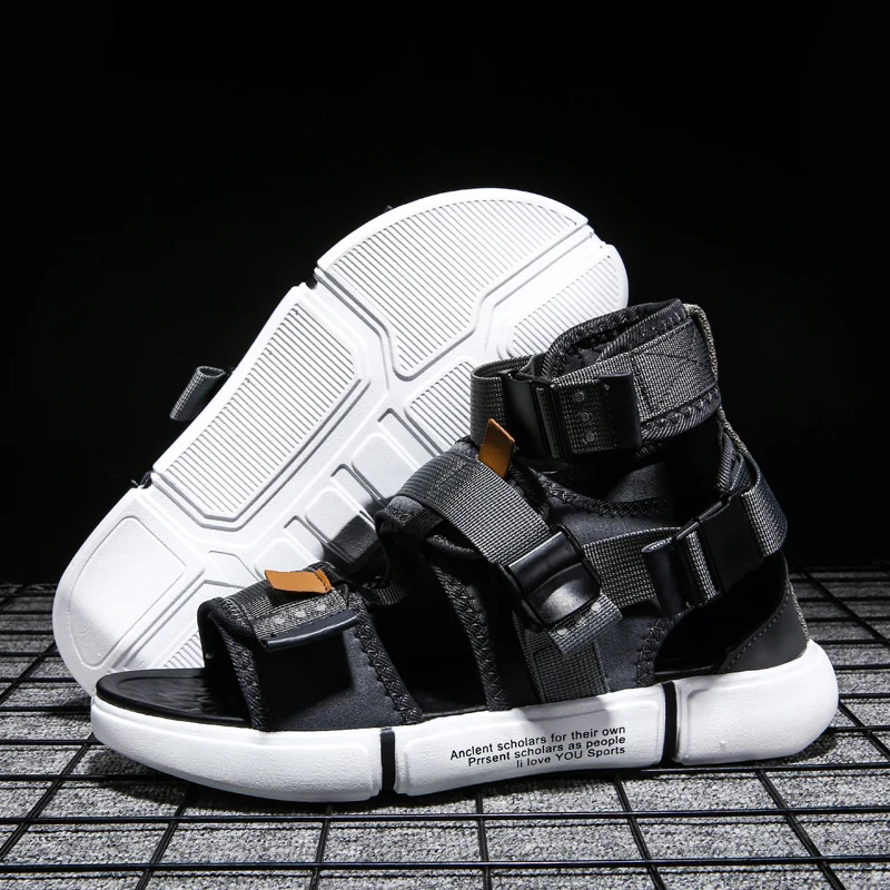 Mens Sandals Shoes Man Casual High Top Slipper Summer Gladiator Male Flats Slippers Comfortable Beach Outdoor Sandal Flip Flops
Mens Sandals Shoes Man Casual High Top Slipper Summer Gladiator Male Flats Slippers Comfortable Beach Outdoor Sandal Flip Flops