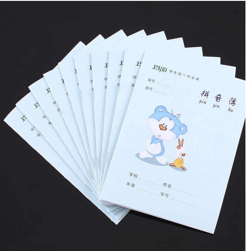 English and pinyin exercise book for kids and baby,Chinese writing book for children and starter learners,5 pcs/set ,
English and pinyin exercise book for kids and baby,Chinese writing book for children and starter learners,5 pcs/set ,