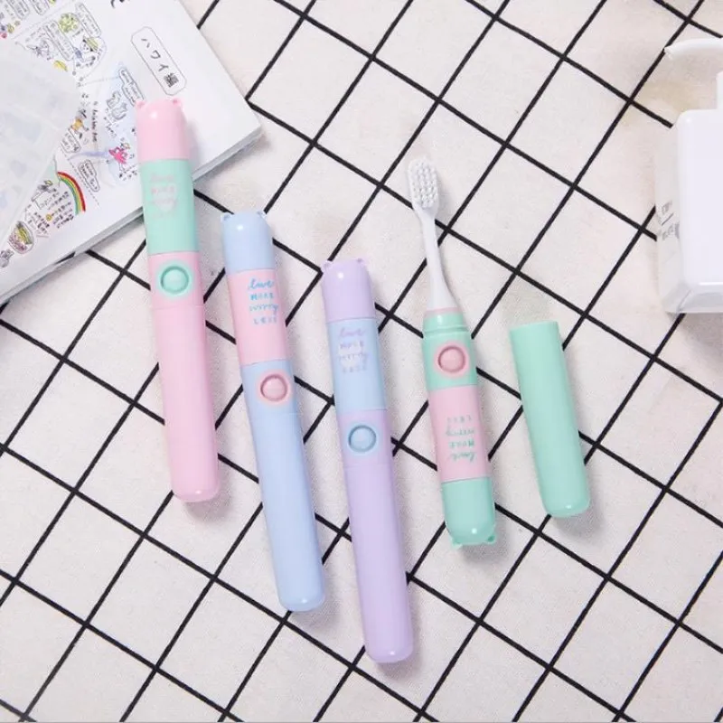 Mini Cartoon Electric Toothbrush Sonic Adult Children's Electric Toothbrush Soft Hair Waterproof Travel Toothbrush With 3 Heads
Mini Cartoon Electric Toothbrush Sonic Adult Children's Electric Toothbrush Soft Hair Waterproof Travel Toothbrush With 3 Heads