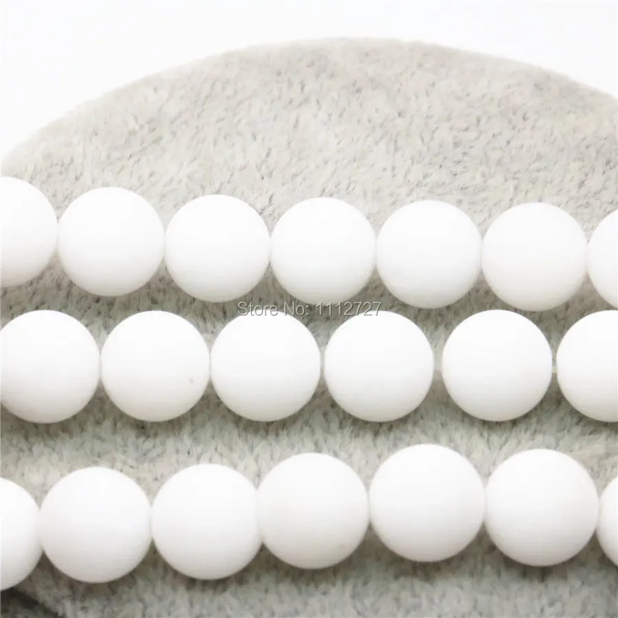 4 6 10 12mm Accessory Parts White Chalcedony DIY Beads Women Girls Christmas Gifts Jewelry Making Lucky Semi Finished Stone Ball
4 6 10 12mm Accessory Parts White Chalcedony DIY Beads Women Girls Christmas Gifts Jewelry Making Lucky Semi Finished Stone Ball