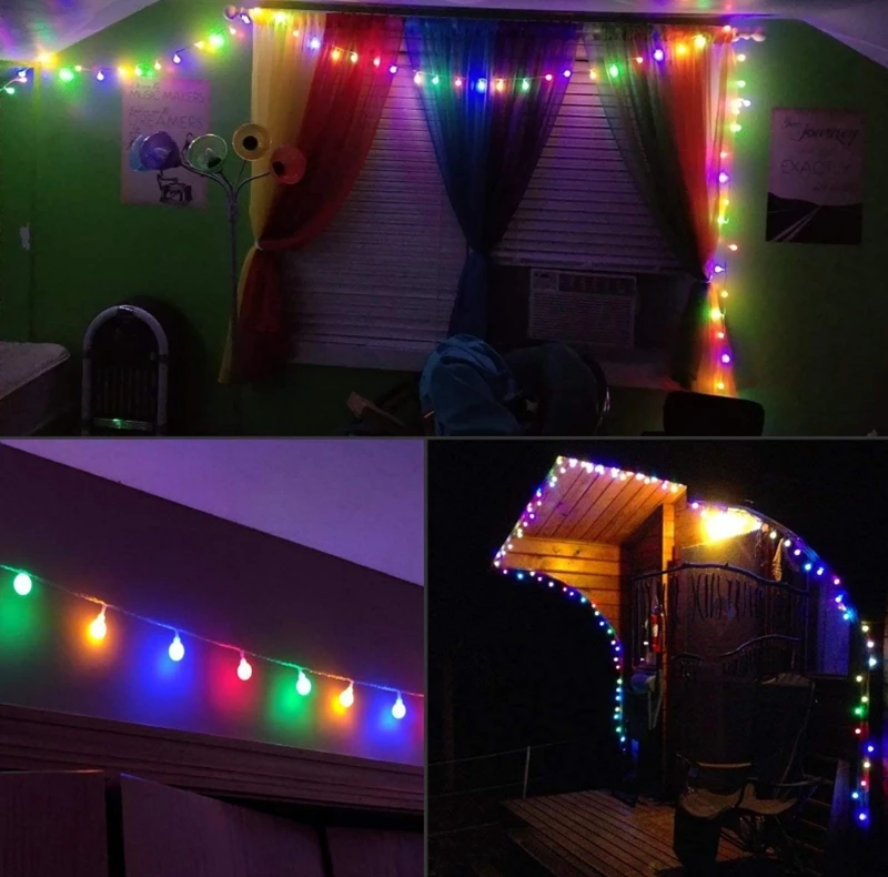 10M Fairy Garland LED Ball String Lights Chrismtas Bulb Fairy String Decorative Lights for
10M Fairy Garland LED Ball String Lights Chrismtas Bulb Fairy String Decorative Lights for