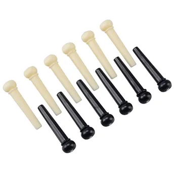 Set of 6pcs Acoustic Classical Folk Guitar Bridge Pins End String Pegs Black/Ivory
Set of 6pcs Acoustic Classical Folk Guitar Bridge Pins End String Pegs Black/Ivory
