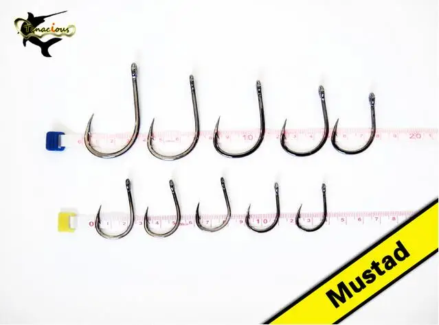 NEW 24 x MUSTAD 3 Packs HOOKS To NYLON Size 20 to 2lb Barbed Hook AS06