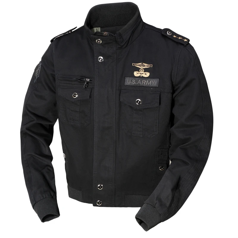 2018 Spring Men Tactical Bomber Jacket Air Force Pilot Jacket Men Badge Military Flight Jacket Thin Cotton Coat Plus Size M-6XL 
2018 Spring Men Tactical Bomber Jacket Air Force Pilot Jacket Men Badge Military Flight Jacket Thin Cotton Coat Plus Size M-6XL
