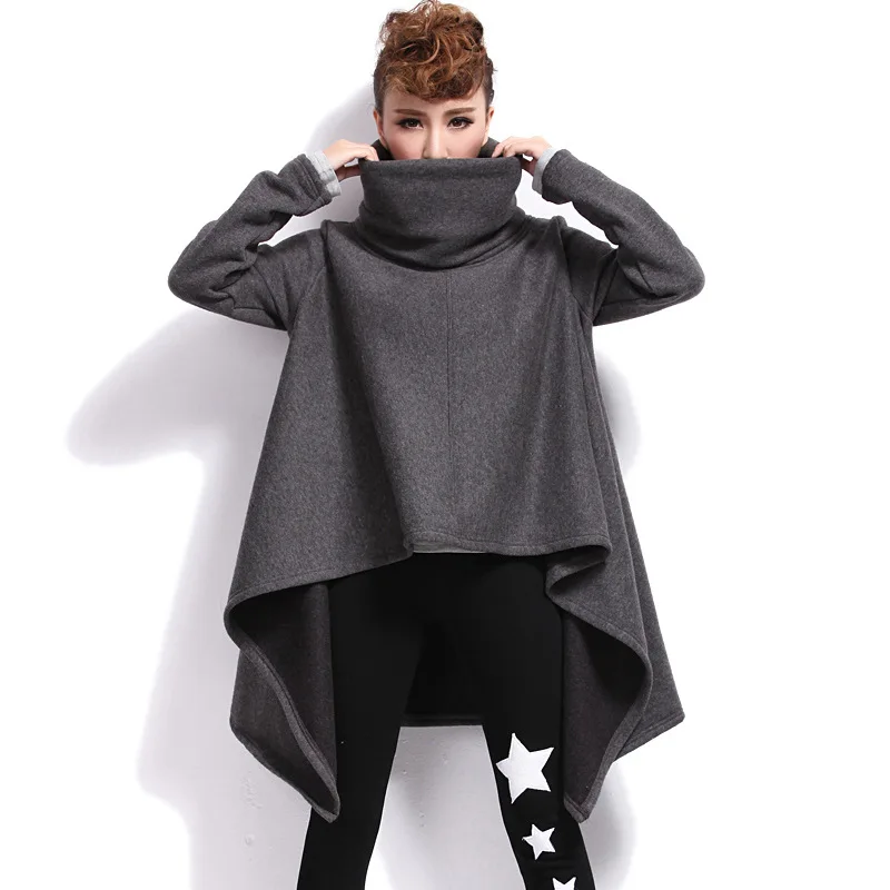 New Autumn Winter Women Hoodies Vestido Fashion Plus Size Loose Turtleneck Pullover Solid Thick Sweatshirts For Women Large Free
New Autumn Winter Women Hoodies Vestido Fashion Plus Size Loose Turtleneck Pullover Solid Thick Sweatshirts For Women Large Free