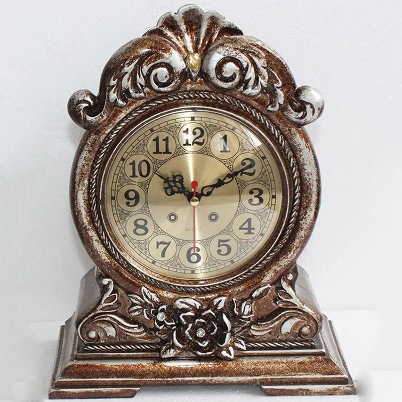 TUDA Free Shipping 8 Inch European Retro Style Decor Table Clock Fashion Creative Resin Table Clock Quiet Quartz Table Clock
TUDA Free Shipping 8 Inch European Retro Style Decor Table Clock Fashion Creative Resin Table Clock Quiet Quartz Table Clock