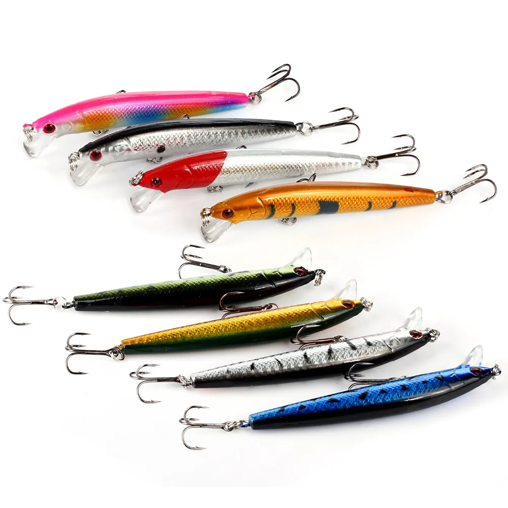 1PC Hard Plastic Minnow Lure 3D Eyes Crankbait Wobbler Artificial Bait 10CM/8.5G Fishing Tackle
1PC Hard Plastic Minnow Lure 3D Eyes Crankbait Wobbler Artificial Bait 10CM/8.5G Fishing Tackle