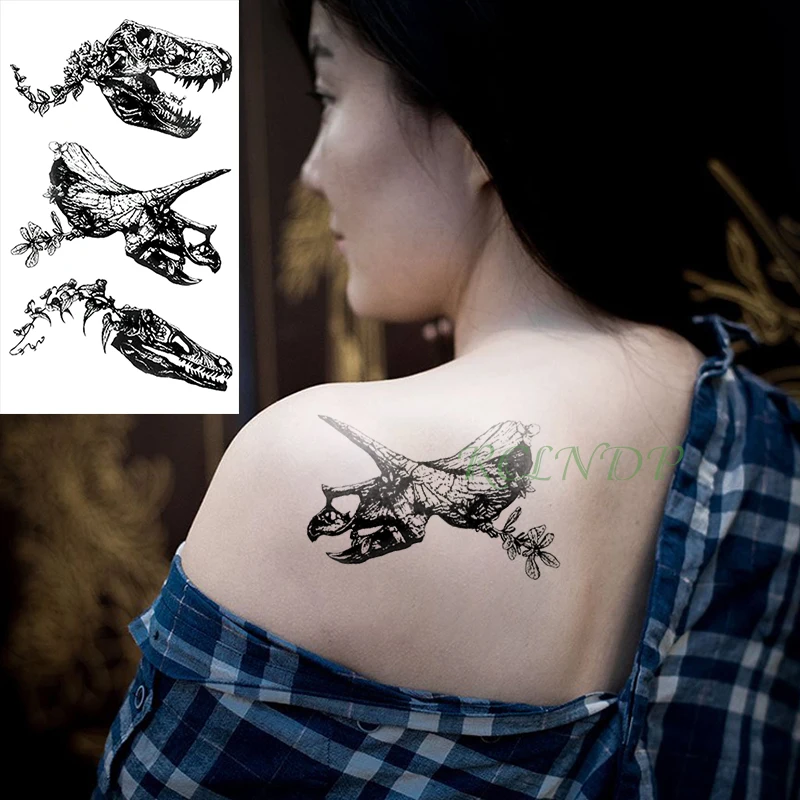 Waterproof Temporary Tattoo Sticker dinosaur head tatto stickers flash tatoo fake tattoos arm back foot for Men girl women Kids
Waterproof Temporary Tattoo Sticker dinosaur head tatto stickers flash tatoo fake tattoos arm back foot for Men girl women Kids
