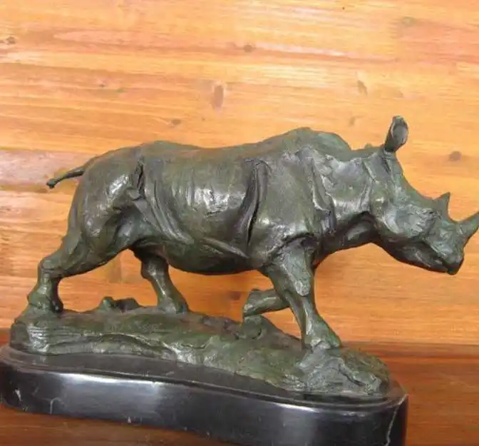 China Art Abstract Decoration Bronze Marble Base Sculpture Rhinoceros OX Statue
China Art Abstract Decoration Bronze Marble Base Sculpture Rhinoceros OX Statue