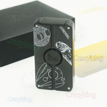 New Lubinski Black 3TORCH JET FLAME CIGAR CIGARETTE Metal LIGHTER W/PUNCH COHIBA
New Lubinski Black 3TORCH JET FLAME CIGAR CIGARETTE Metal LIGHTER W/PUNCH COHIBA