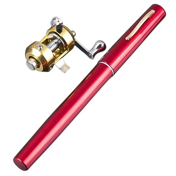 Portable 97cm Pen Rod Combo Aluminum Alloy Pen Fishing Rod With Soild Brass Round Fishing Reel Olta Vara De Pesca Carp Fishing
Portable 97cm Pen Rod Combo Aluminum Alloy Pen Fishing Rod With Soild Brass Round Fishing Reel Olta Vara De Pesca Carp Fishing