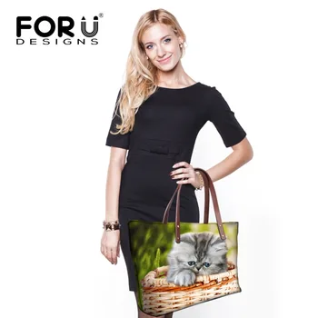 FORUDESIGNS 2019 Fashion Women Handbag High Quality Shoulder Bags Cute Cat Designer Ladies Shopping Bag Large Travel Bag Mochila
FORUDESIGNS 2019 Fashion Women Handbag High Quality Shoulder Bags Cute Cat Designer Ladies Shopping Bag Large Travel Bag Mochila