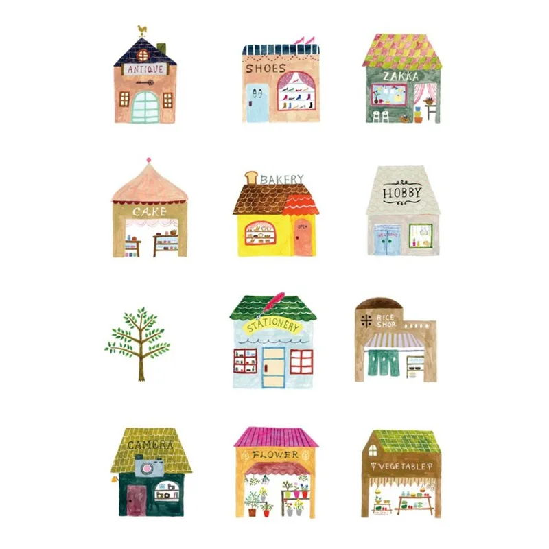 2 PCS Korean Lapices Kawaii Little House DIY Scrapbook Notebook Paper Stickers Books Planner Sticker School Office Supplies
2 PCS Korean Lapices Kawaii Little House DIY Scrapbook Notebook Paper Stickers Books Planner Sticker School Office Supplies